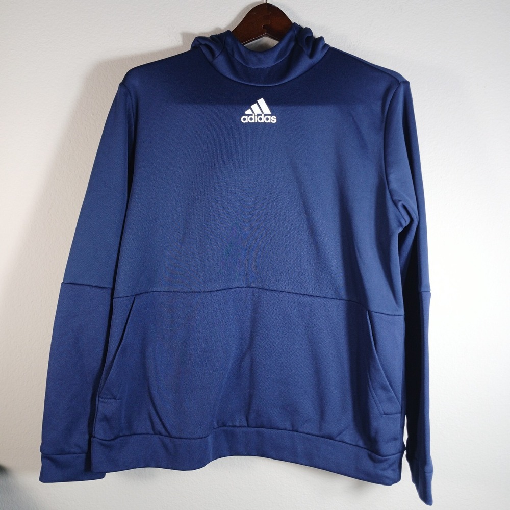 adidas Men's XL Stadium Aeroready Fleece Pullover Hoodie‎ Team Royal Blue BC46